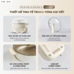 Nồi lẩu nướng hấp Bear HOP-505QT - 3 trong 1 tiện dụng - Ảnh 5