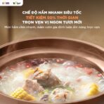 Nồi nấu chậm tử sa 3L Bear ESP-305LP- Gốm tử sa đặc biệt an toàn - Ảnh 3