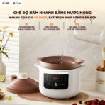 Nồi nấu chậm tử sa 3L Bear ESP-305LP- Gốm tử sa đặc biệt an toàn - Ảnh 5